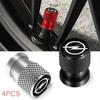 Car Wheel Tire Valve Caps Tyre Stem Covers Airdust Waterproof For Opel Astra j g Insignia Corsa d Vectra c Zafira a Auto Gadgets