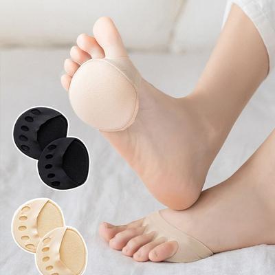 Coussinets à cinq orteils pour l'avant-pied pour femmes, talons hauts, demi-semelles, callosités, cors, soins de la douleur, absorbe les chocs