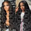 Forehead Lace Wig Female Natural Medium Long Hair Full Head Cover Type Big Wave Small Lace Long Curly Hair Simulation Hair