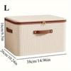 Foldable Fabric Storage Bins with Zipper Lids - Closet Organizer Boxes for Clothes, Blankets, Toys -Under Bed Storage Containers