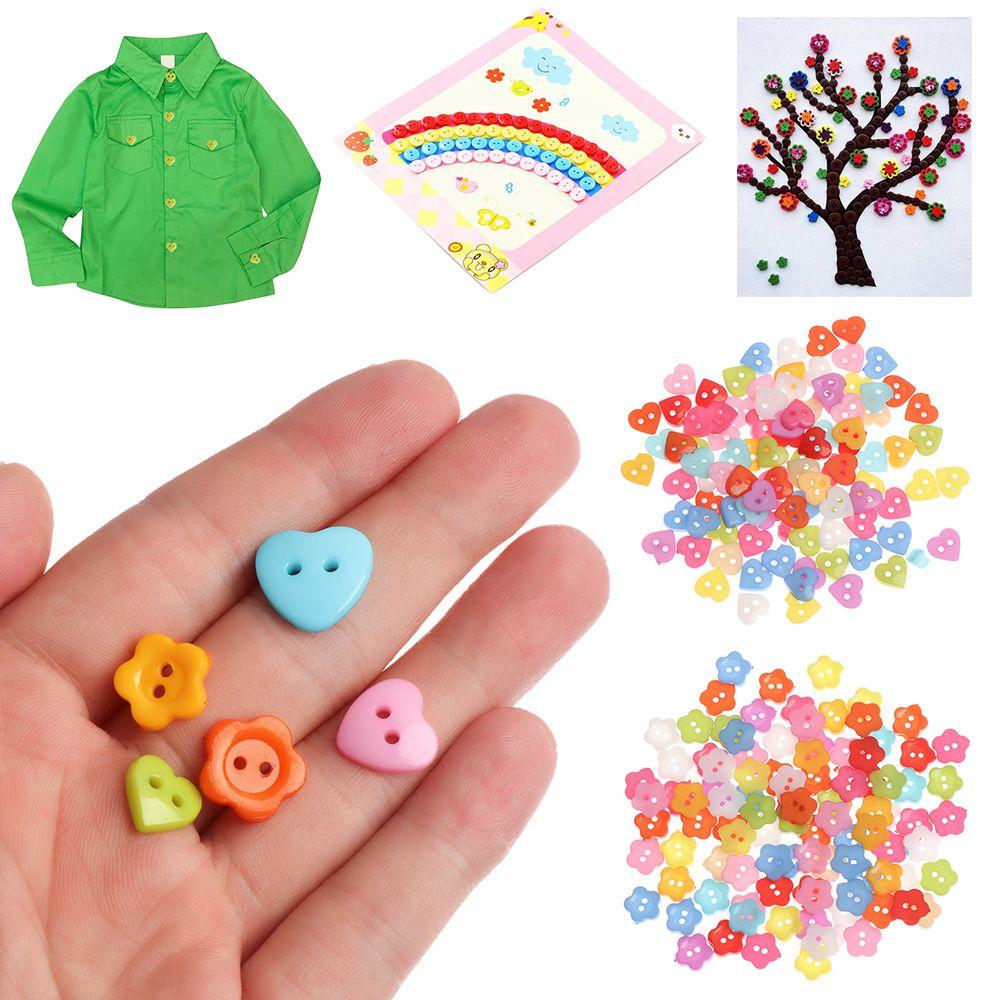 Shape Multicolor DIY Accessories Scrapbooking Decorative Apparel Sewing Buttons Handicraft Buckles