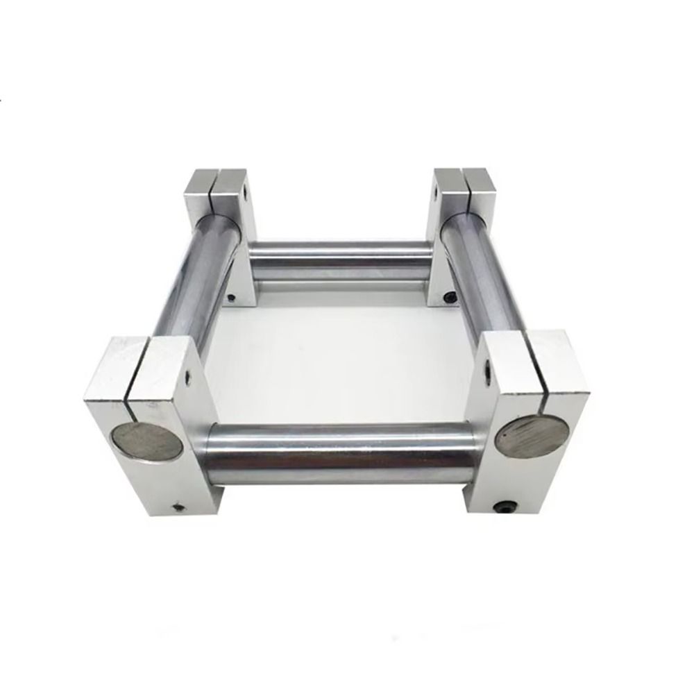 1 st Vertikal Fixerad Diameter Pelare Fästklämma Aluminiumlegering Fästkorsklämma