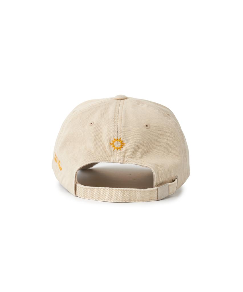 HELLO SUNRISE H Logo Cotton Ball Cap_Beige