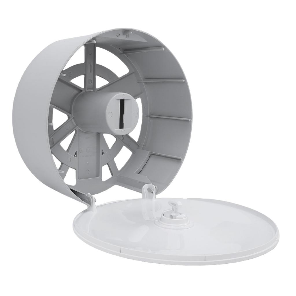 Wall Mounted Paper Towel Dispenser White Lockable Adhesive Roll Toilet Paper Dispenser for Hotel Home