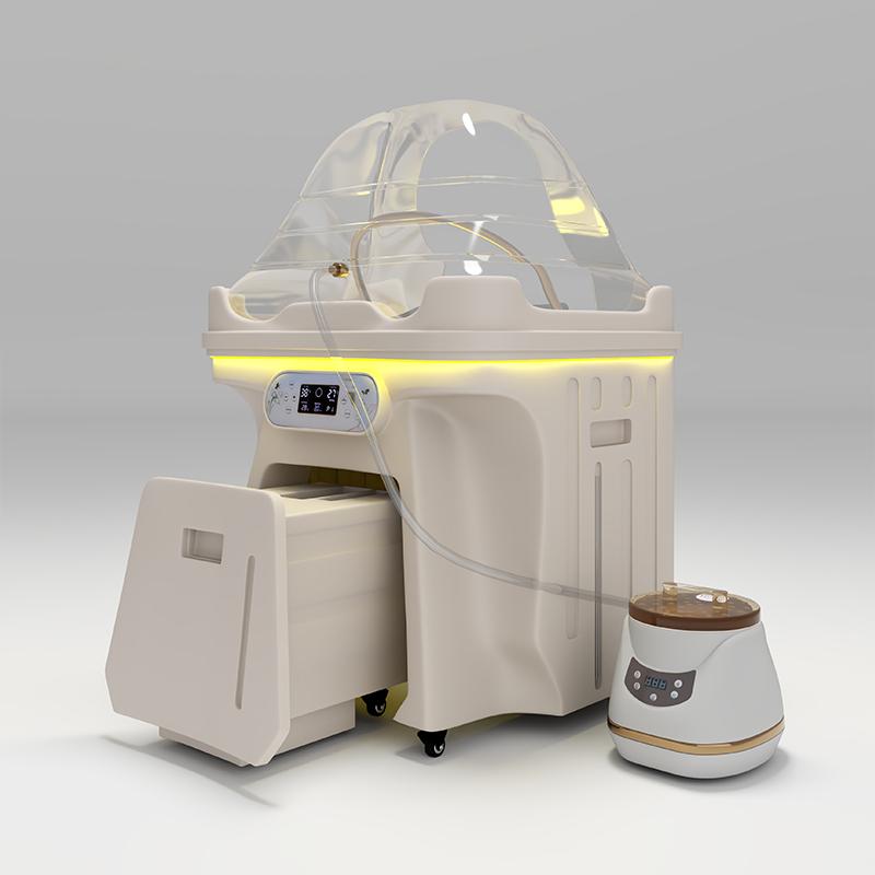 EU Warehouse Water Circulation Head Spa Shampoo Chair, Hairdressing Chair. Portable Small Shampoo Station, Chair Mobile Therapy