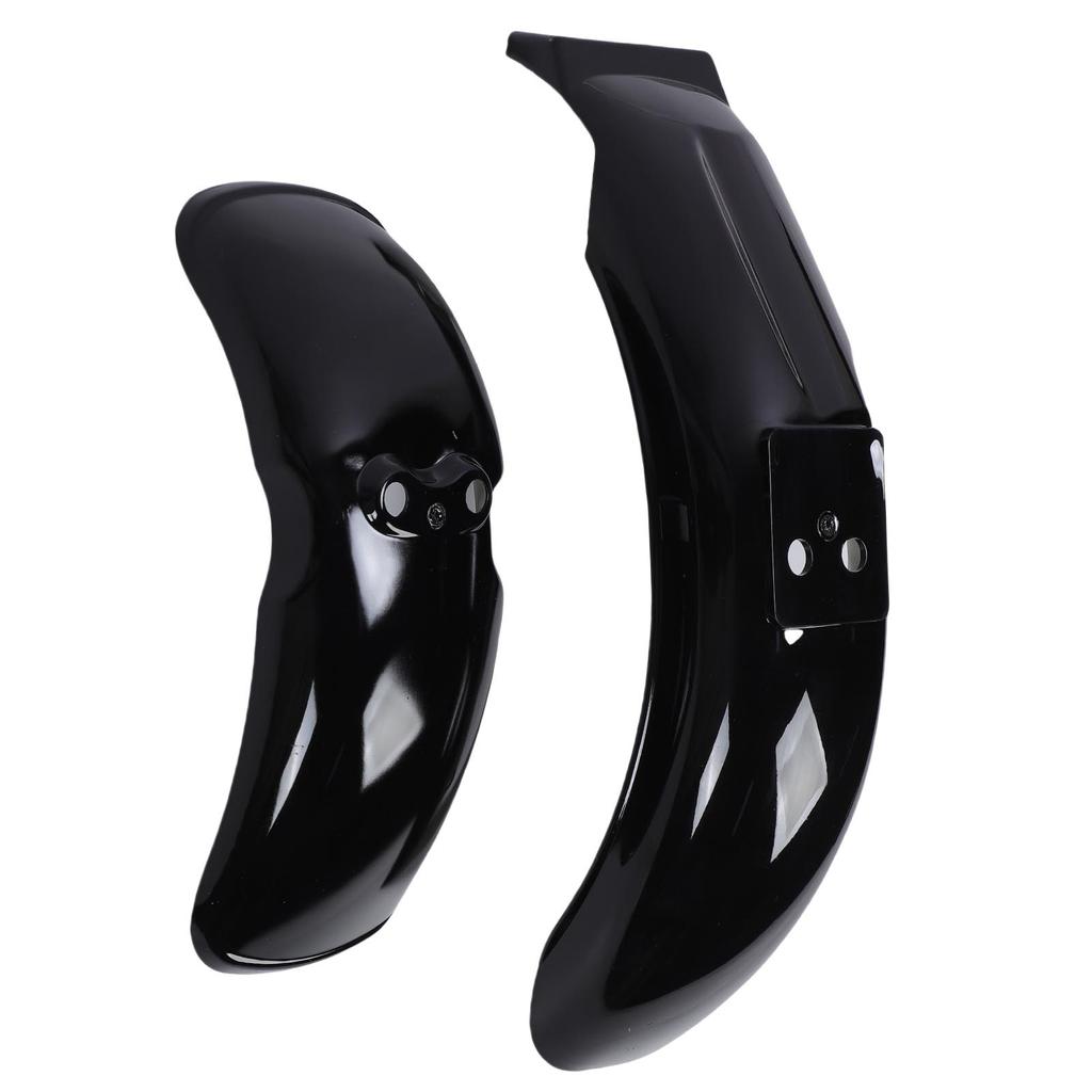 Motorcycle Front Rear Mudguard Protector Set Gloss Black Replacement for Monkey Gorilla Bikes Z50 Z50A Z50J Z110 Z125