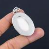 Anniversary Gift For Her Natural Scolecite Gemstone Pendant 925 Sterling Silver