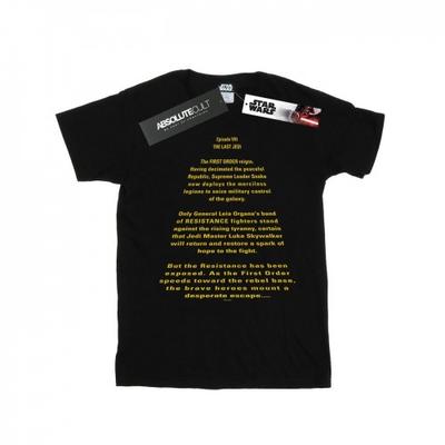 STAR WARS Mens The Last Jedi Opening Crawl T-Shirt