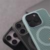 Heat Dissipation Mesh For  Magnetic Wireless Charge Case For For Iphone 16 1 14 Plus 13 12 17 Pro Max Breathable Armor Cover