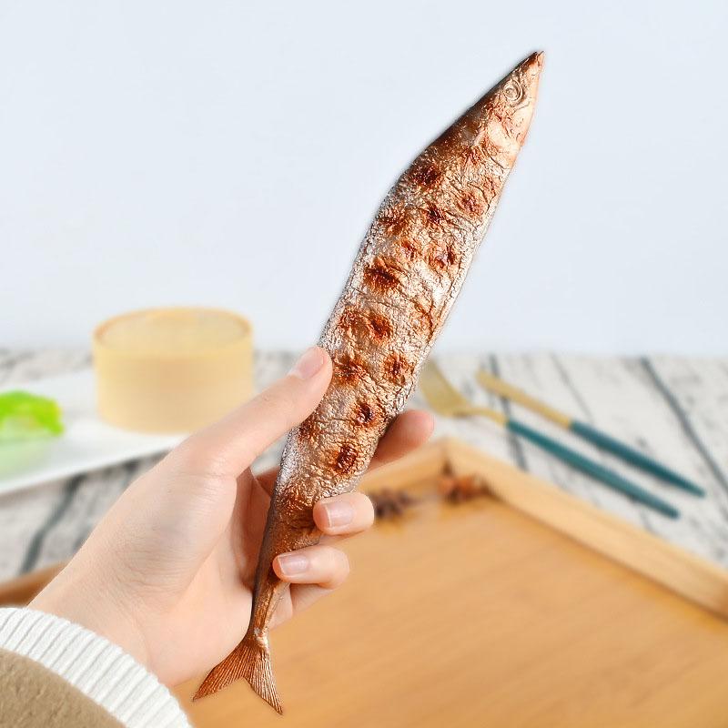 Fake Fish Simulated Autumn Swordfish Prop Ornament Simulated Salted Fish Model Photo Props Ins Food Model