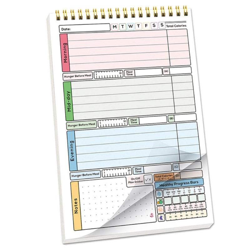 

A 5 Calorie Planner Schedules Notepad Habits Trackers Journal Journal Habits Calendar with Spirals Binding for Daily