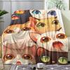 Stack of Cute Cartoon Cats Throw Soft Flannel AC Blanket Lightweight Summer Nap Throw Cozy Blanket for Sofa Bed Travel Home