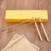 2Pcs Water Dowsing Rods Detachable Brass Spirit Rods Divining Rods with Box for Detect Gold Water Ghost Hunting Locating Lost Items