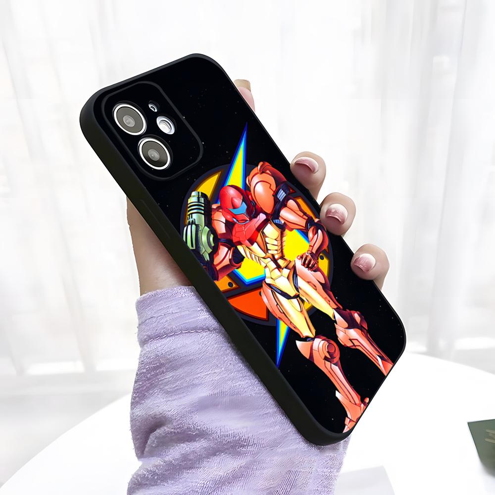 Game Metroid Phone Case For IPhone 17 Pro Max 15 Pro 16 14 Plus 12 13 Mini 11 Pro Shockproof Soft Cover