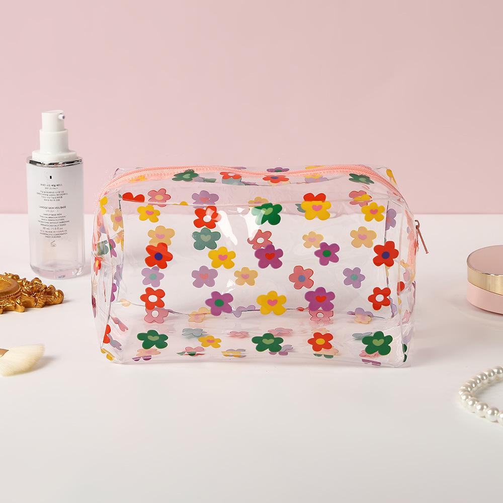 PVC Transparent Toiletry Bag With Zipper