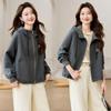 Spring Casual Niche Hooded Sweatshirt Jacket