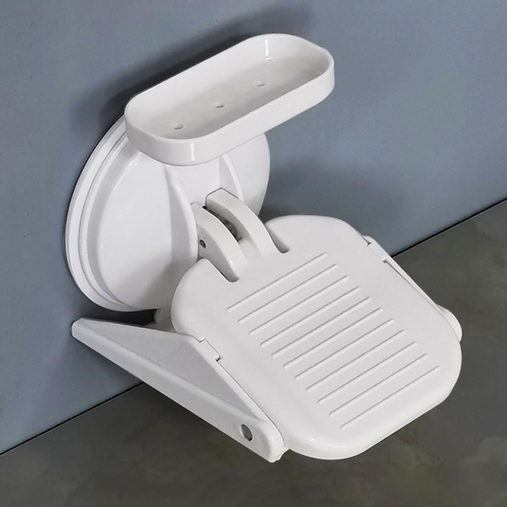 Shower Foot Rest Pedicure Foot Rest Shaving Stool Non Slip Shower Pedal with Suction Cup For Shaving Legs
