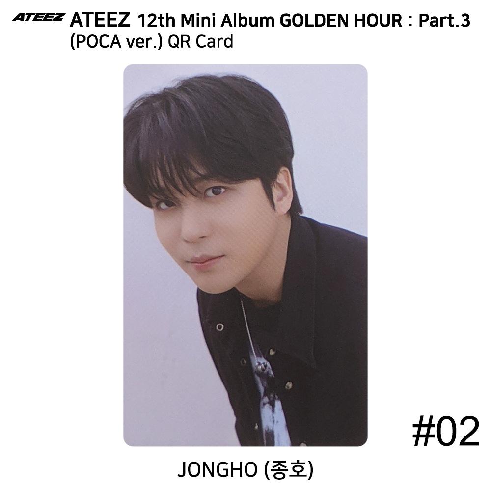 ATEEZ 12th Mini Golden Hour Part.3 POCA Ver. Official Photocard QR Image Card