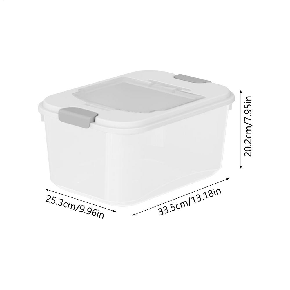 Airtight Dog Food Container Stackable Feed Bucket Cereal Barrels for Pantry Camping Outdoor Pet Feeding Farmhouse
