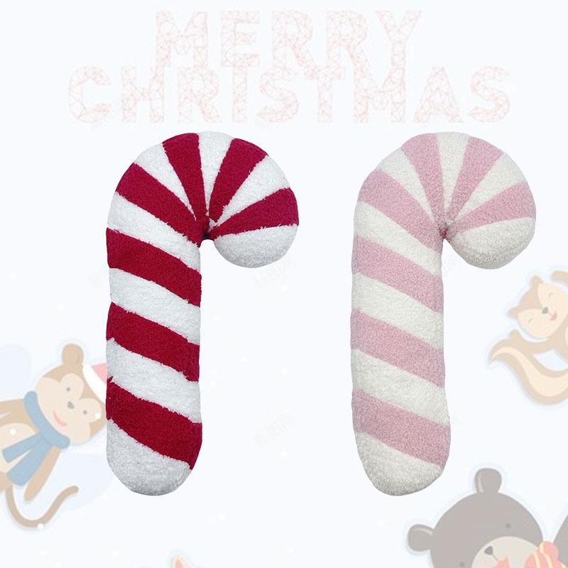 Christmas Candy Cane Pillows Plush Adorable Animal Shaped Toy Soft And Cuddly 45cm