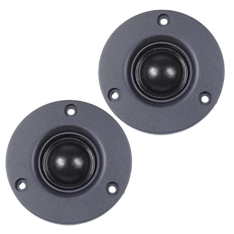 

1Pair 3inch 74mm High Fidelitys Silk Film Magnets Domes Tweeter Speaker 30W Trebles Loudspeaker Sound System 1