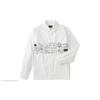 X Basquiat Kollaboration SS24 Bequemes JMB Bedrucktes Langarmshirt Herrenhemden Weiß LMT006905203455K14000