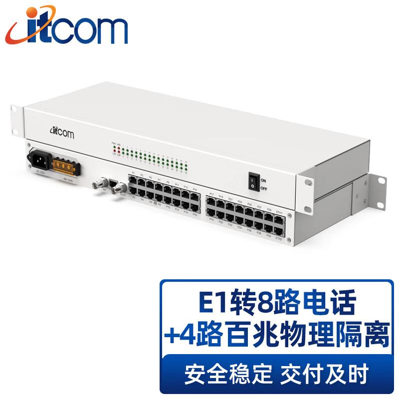 Itcom PCM Telephone Voice and Data Optical Multiplexer
