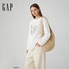GAP Women's Logo Print Loose Long Sleeve Knitted Top