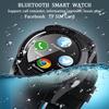 Smart Watch Men with Camera Bluetooth Smartwatch Pedometer Heart Rate Monitor Sim Card Wristwatch