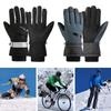 Fashion Warm Winter Gloves Lining Fleece Thickened Thermal Snowboard Ski Gloves Nonslip Sport Cycling Gloves Driving