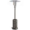 Outdoor Heater with Automatic Shut-off and Wheels, 82x82x223 Cm, Dark Brown