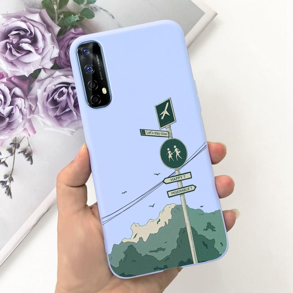 For Realme 7 Case Realme 7 5G Cover Lovely Astronaut Dinosaur Soft Silicone Funda For Realme 7 Pro RMX2170 Realme7 Protect Cover