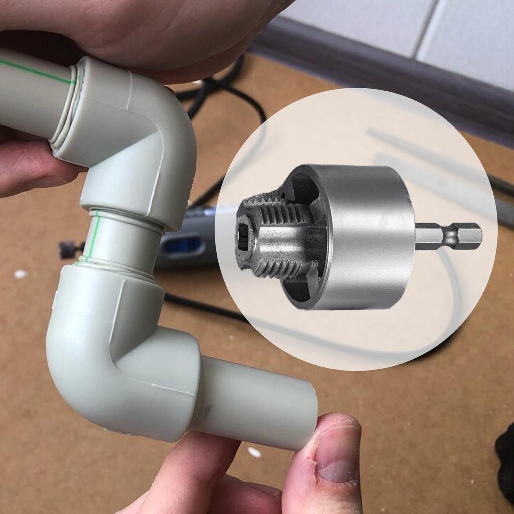 PVC Threader PVC Pipe Threading Tool For Home Repair Multifunctional Ergonomic Plumbing Accessories For Household Repair