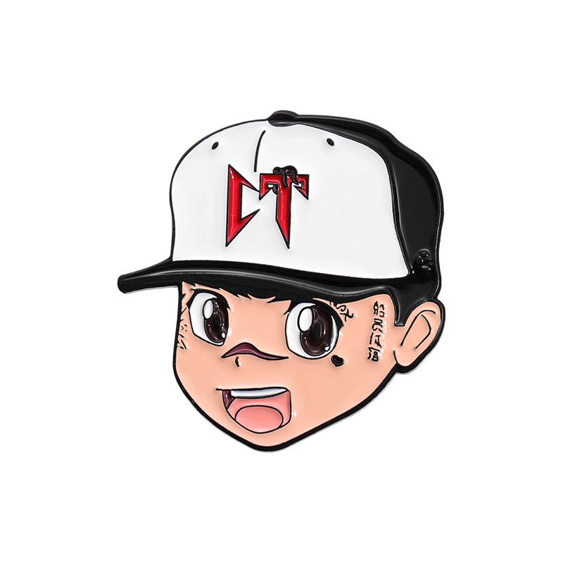 Creative Metal Hat Pin Mexican Brooch Cartoon Sloth Badge Trend Clothing Baseball Cap Decoration Jewelry For Friends