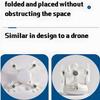E27 Screw Drone Modeling Fan Lights Household Invisible Remote Control Fan Lamp Dimmable Electric Ceiling Fan
