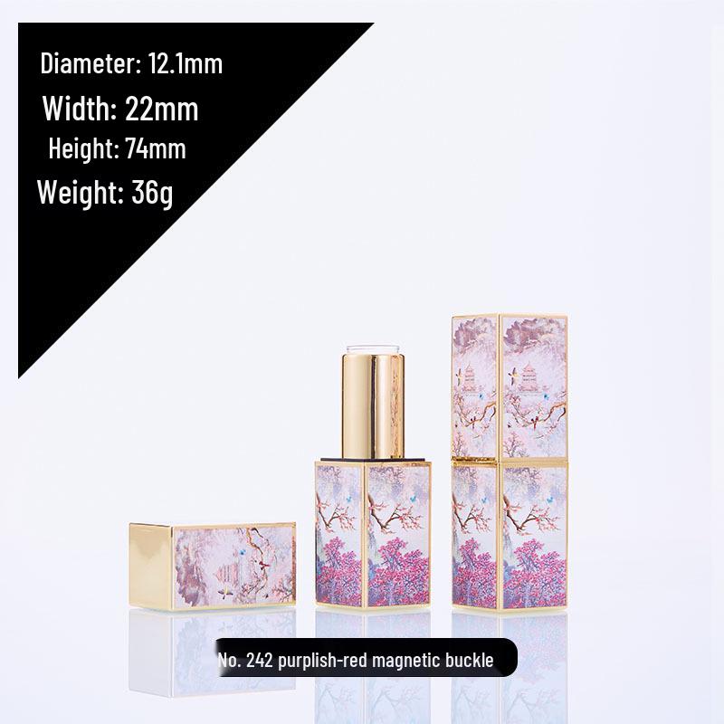 

Туба для помады в китайском стиле «Сделай сам» - Рельефный дизайн «Цветы и птицы» 4g Capacity