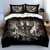 Judas Priest Steel Cross Design Bedding Duvet Cover Set Duvet Cover Pillowcases  (1*Duvet Cover 2*Pillowcases, Without Duvet Insert)