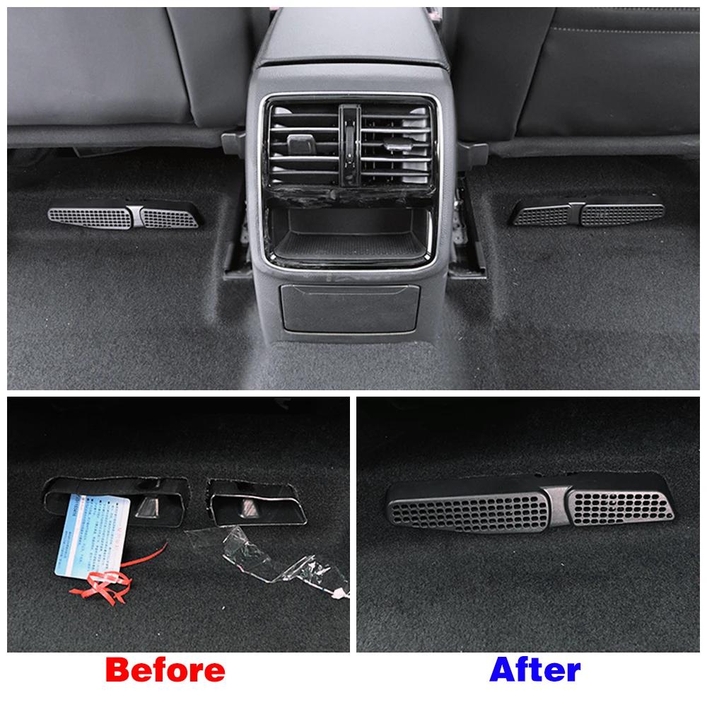 For Seat Leon MK2 MK3 2005-2019 Under Seat Floor AC Heat Air Conditioner Vent Outlet Grille Protective Cover Car Styling Trim