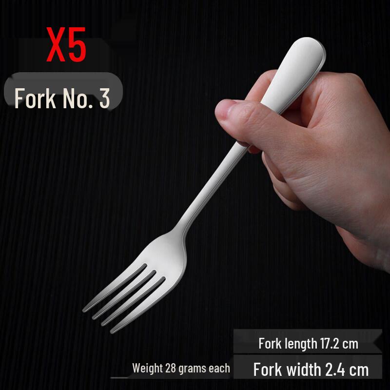 Qiwei 5-Piece Eco-Friendly Rice Husk Fruit Forks Set