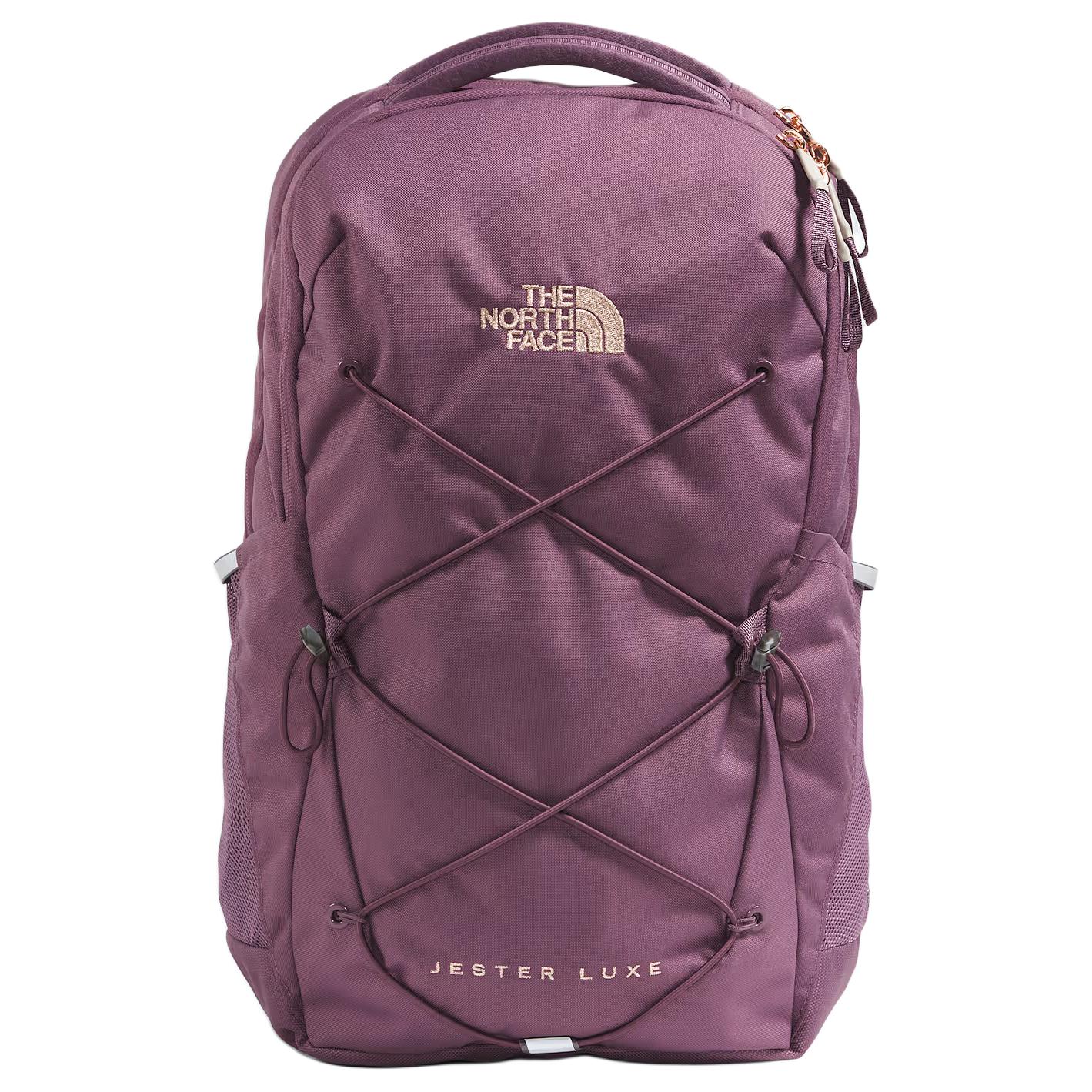 

The North Face 22L Brand Logo Large Capacity Outdoor Backpack Unisex backpack Midnight-Purple Coral Metallic NF0A81E6-0OQ Midnight Fuchsia & Burnt Coral Metallic