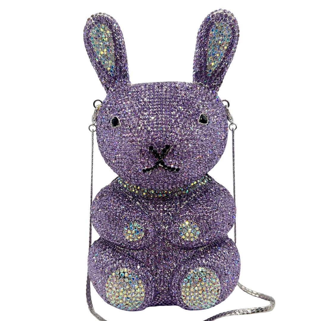 

Вечерний клатч «Кролик» со стразами - Элегантная хрустальная сумка для вечеринок и банкетов