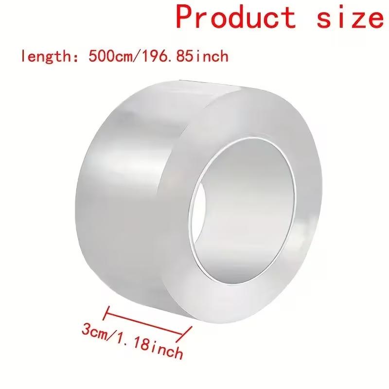 5M/10M Kitchen Waterproof Mildew Strong Bathroom Toilet Crevice Strip Transparent Adhesive Tape Pool Water Seal