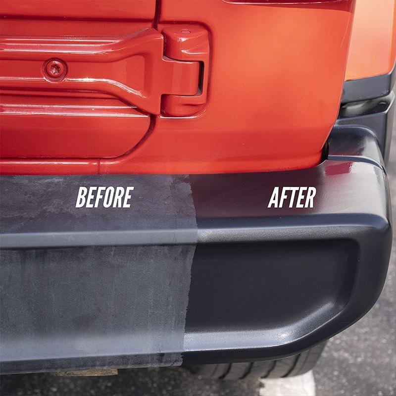 Car Plastic Trim Restorer Nano Ceramic Coating Vinyl Rubber Interior Exterior Polish Repair Kit