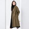 Fanzhen Women's 2024 Autumn/Winter 100% Wool Mid-Length Coat