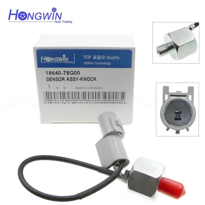 10PCS Ignition Knock Sensor E1T25271 1864078G00 For Chevrolet Tracker 2.0L Suzuki XL-7 Vitara 1999 - 2005 2006 2007 2008 2009