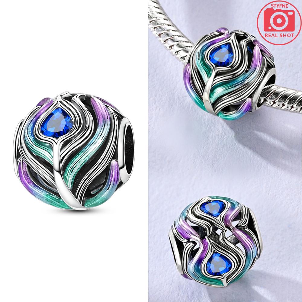 Original Bead Copper Inlaid Zirconium Bowknot Love Heart Balloon Charms Pendants Fit Bracelet Diy Jewelry Marking
