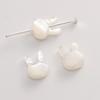 Natural Shell Rabbit Cat Head Beads For DIY Necklace Bracelet Earrings Jewelry Making