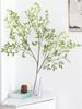 1pc Artificial Plants Branches Green Faux Greenery Plants Decoration for Office Home Indoor