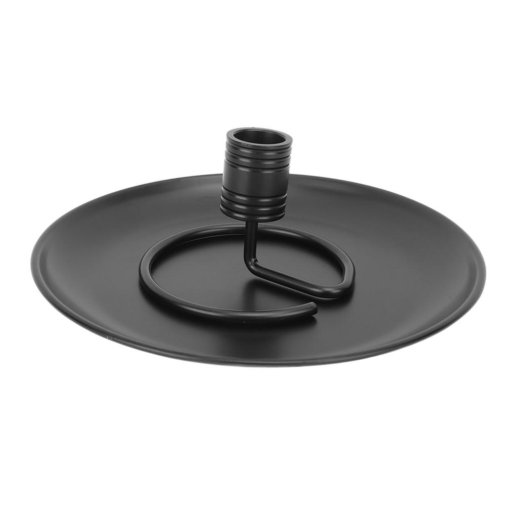 Moxa Collector Stick Storage Base Stainless Steel Round Stable Safe Compact Roll Tray for Moxibustion Home