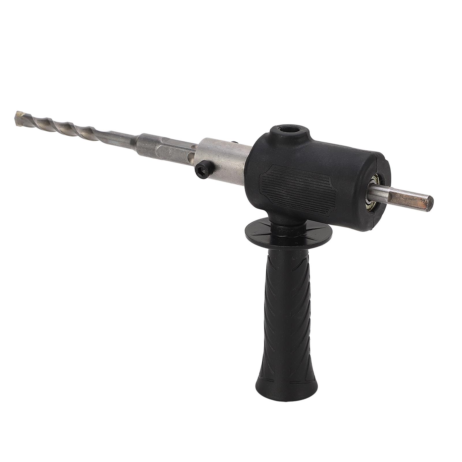 

Electric Drill to Hammer Adapter Conversion Head with Bits Screws Handle Power Tool Attachment